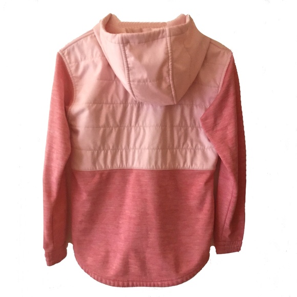 COLUMBIA SPORTSWEAR GIRL'S PINK HOODIE JACKET SIZE M (10-12) - Picture 2 of 7